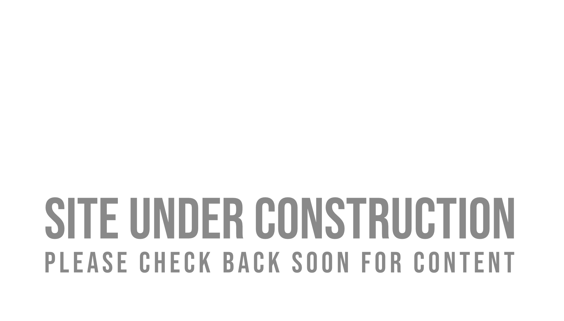 Under Contruction